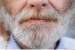 Mouth Head Man Casual Slim Bearded Street photo references